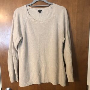 Talbots Long Sleeved Tan Sweater